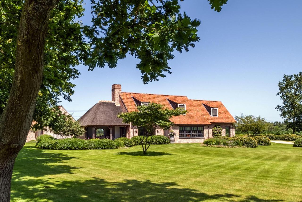 Hoeve Den Akker: Luxe Vakantiewoningen met Alpaca's nabij Brugge Damme Exterior photo